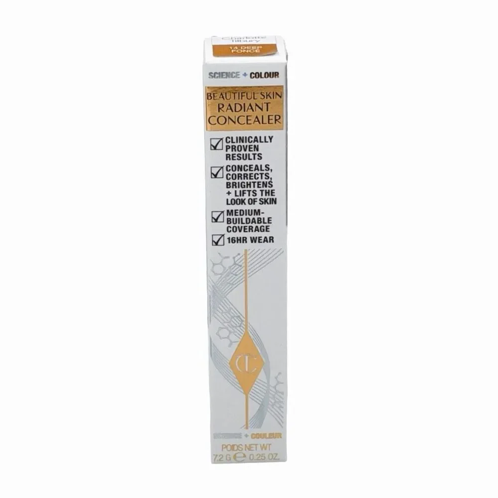 Charlotte Tilbury Beautiful Skin Radiant Concealer - 7.2g / 0.25 oz - 14 Deep